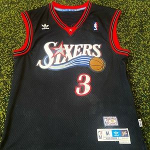 Hardwood classics Allen iverson 76ers 2000-2001 NBA Jersey​​​